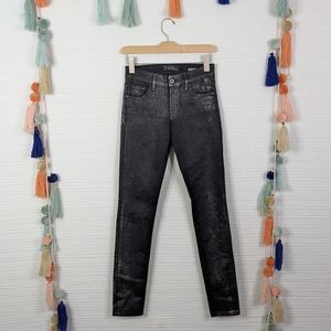 Guess Curvy Coated Sophia Skinny Jeans